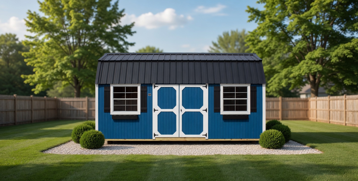 Graceland side lofted barn